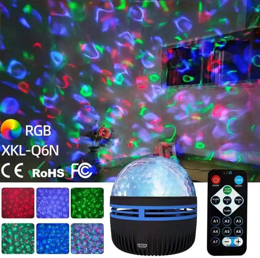 Northern Lights Aurora Galaxy Projector β Ocean Wave & Star LED Night Light with Remote Control