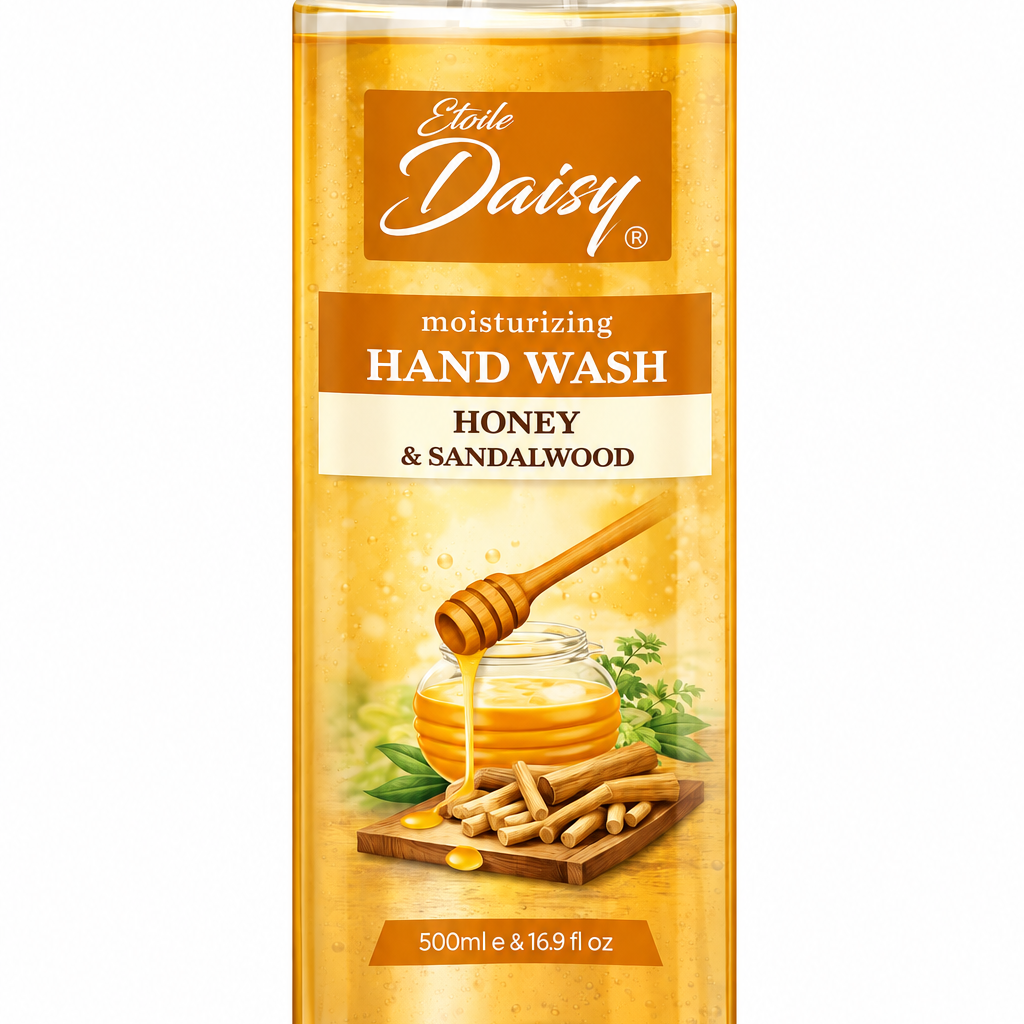 Etoile Daisy Honey & Sandalwood Hand Wash 500ml Pump Bottle