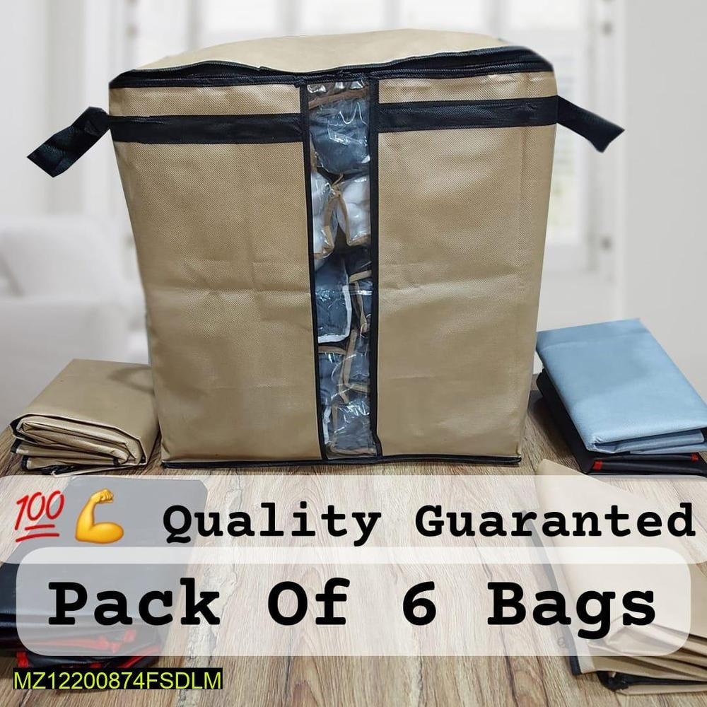 Pack of 6 Dustproof Storage Bags