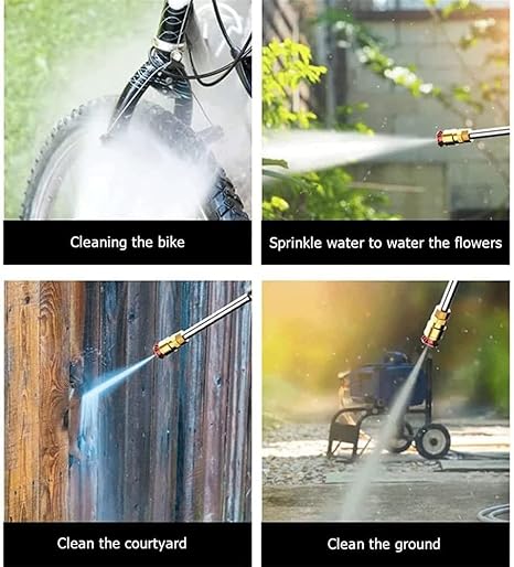 Automatic Cordless Car Wash Spray Gun – 21V Single Battery