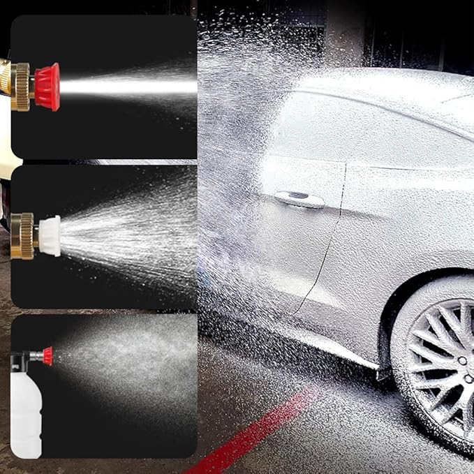 Automatic Cordless Car Wash Spray Gun – 21V Single Battery