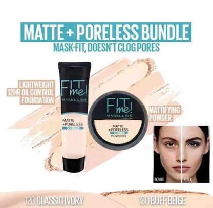 2 in 1 Matte Face Powder & Foundation