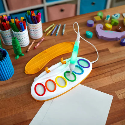 Color Wonder Magic Light Brush, Mess Free Painting Station for Kids,