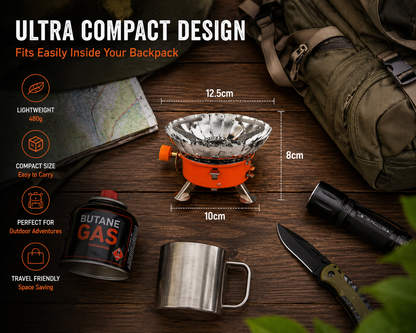 Mini Portable Camping Gas Stove ⭐