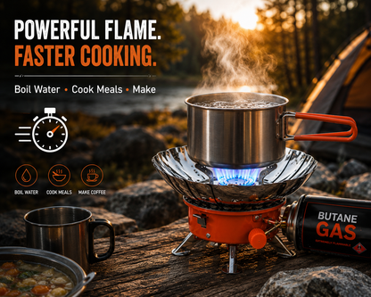 Mini Portable Camping Gas Stove ⭐