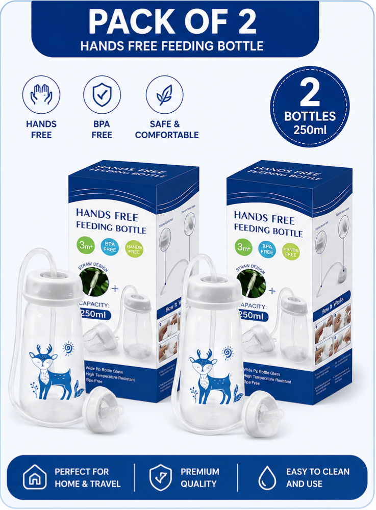 250ml Hands-Free Baby Bottle ⭐ (Best)