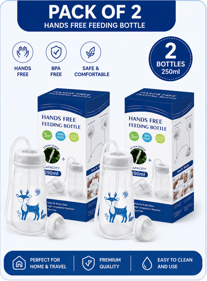 250ml Hands-Free Baby Bottle ⭐ (Best)