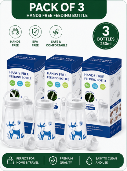 250ml Hands-Free Baby Bottle ⭐ (Best)