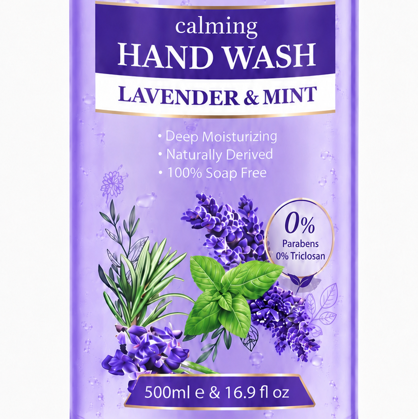 Etoile Daisy Calming Lavender & Mint Hand Wash 500ml Pump Bottle