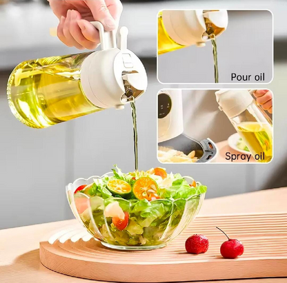 Premium Oil Sprayer Bottle – Fine Mist Cooking Oil Dispenser
