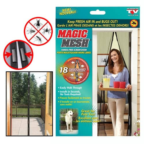 Magic Mesh Screen Door – Hands-Free Magnetic Closure Curtain