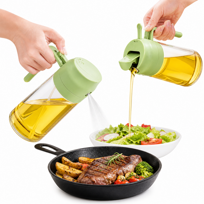Premium Oil Sprayer Bottle – Fine Mist Cooking Oil Dispenser