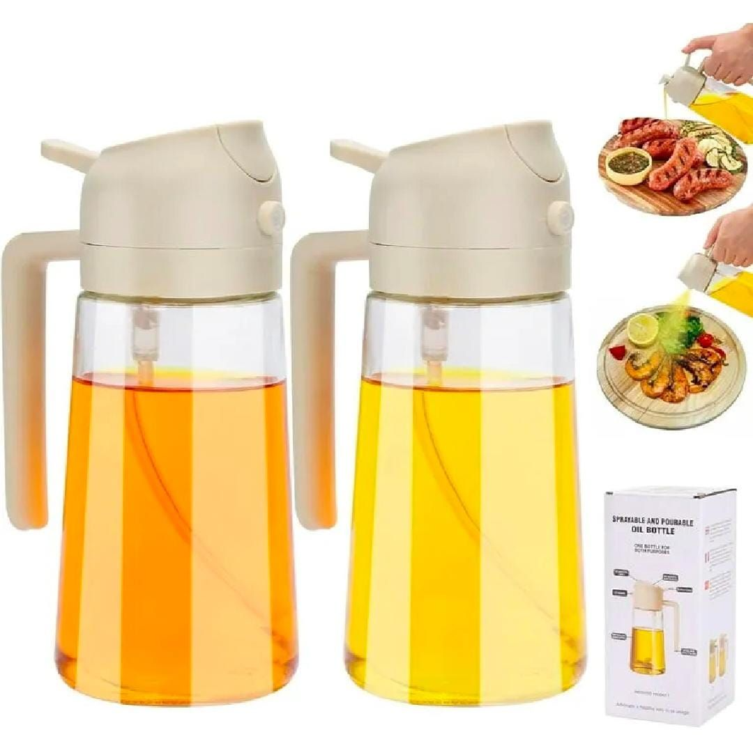 Premium Oil Sprayer Bottle – Fine Mist Cooking Oil Dispenser
