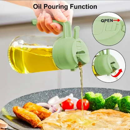 Premium Oil Sprayer Bottle – Fine Mist Cooking Oil Dispenser
