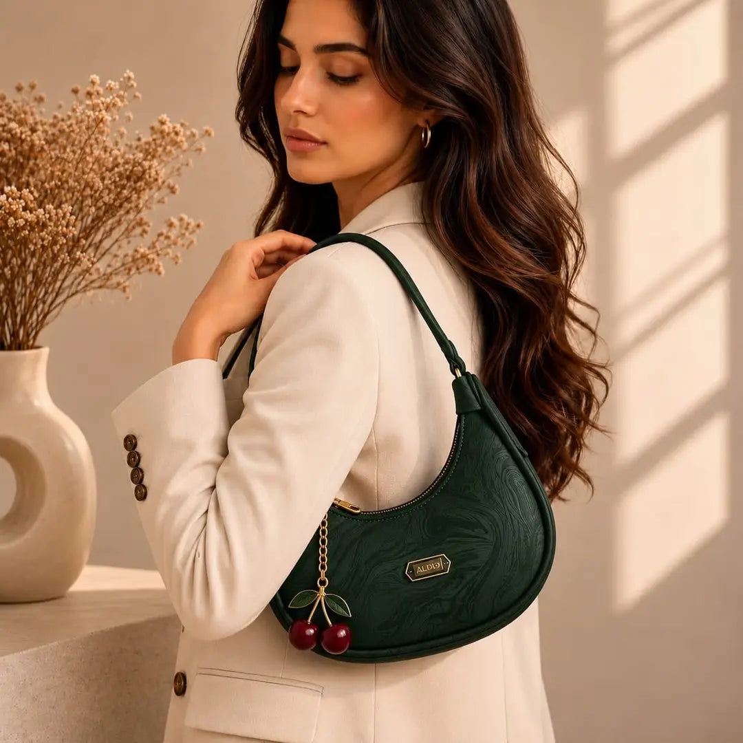 Women's Leather Plain Shoulder Bag