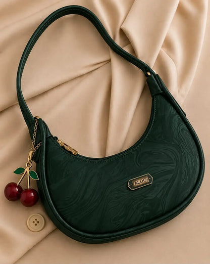 Women's Leather Plain Shoulder Bag