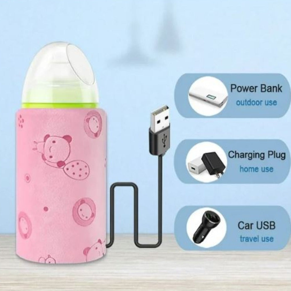 Portable Insulated Baby Milk Warmer Sleeve