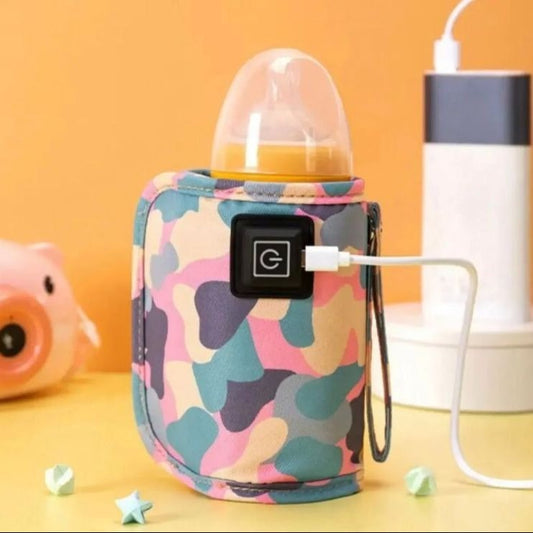 Portable USB Baby Bottle Warmer Insulated Sleeve