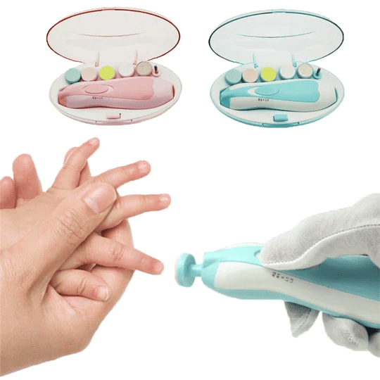 Image 1: Premium 6-in-1 Electric Baby Nail Trimmer Set