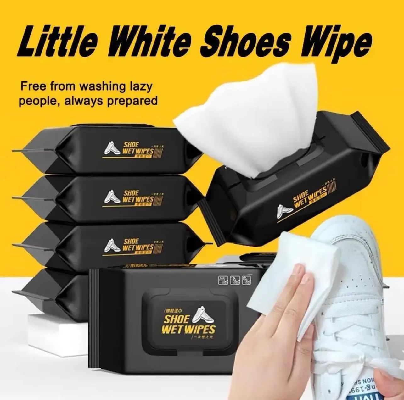 Premium Shoe Wipes – Quick Cleaning Wipes for Footwear