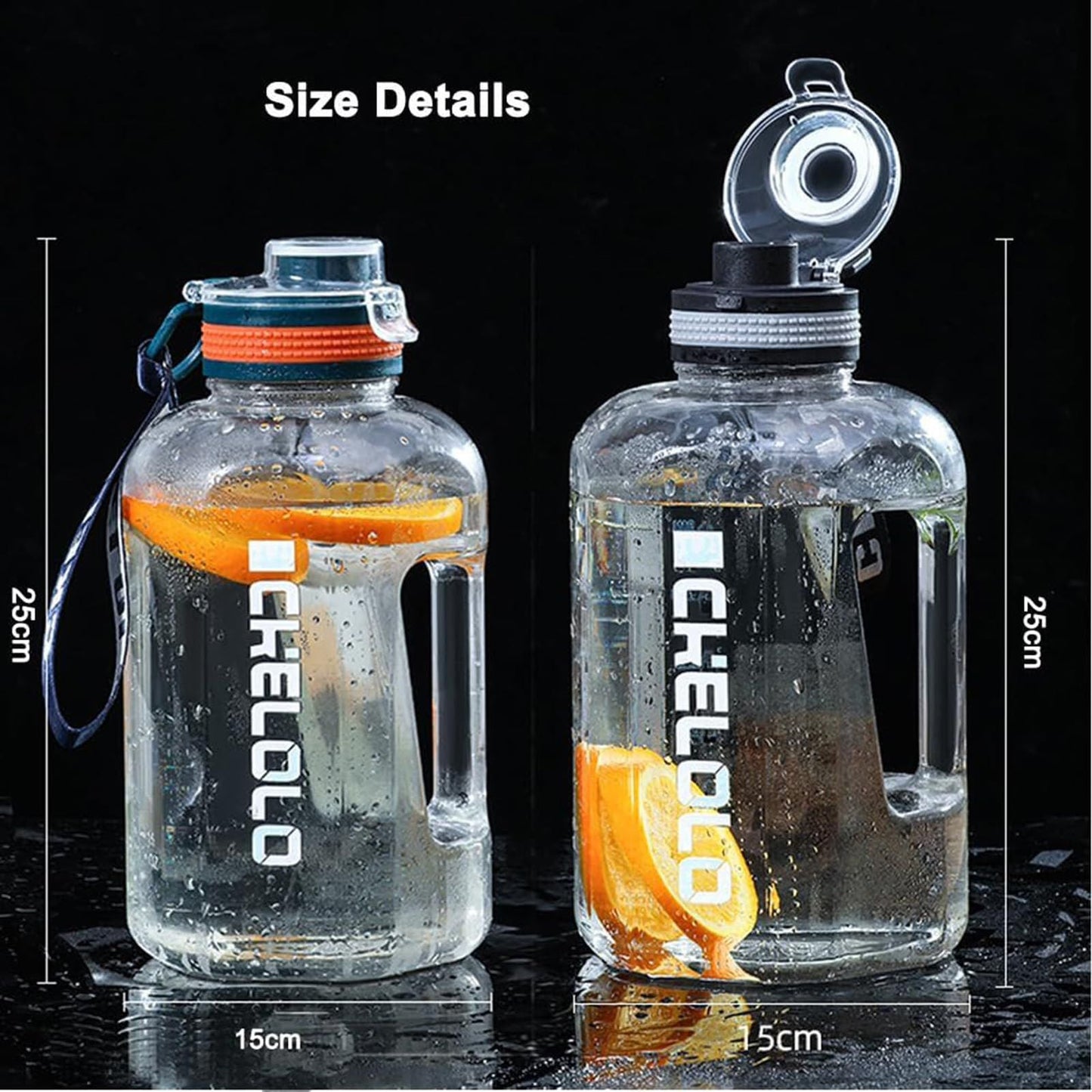 2000ML Sporty Water Bottle