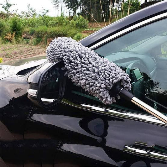 Soft Cotton Car Duster with Extendable Handle