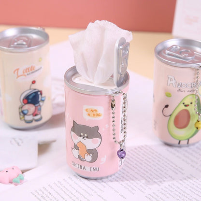 Mini Wet Tissue Can – Pocket-Sized Wipes Storage Container
