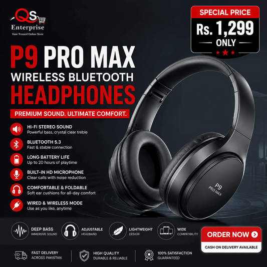 P9 Pro Max Wireless Headphones