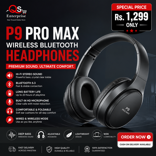 P9 Pro Max Wireless Headphones