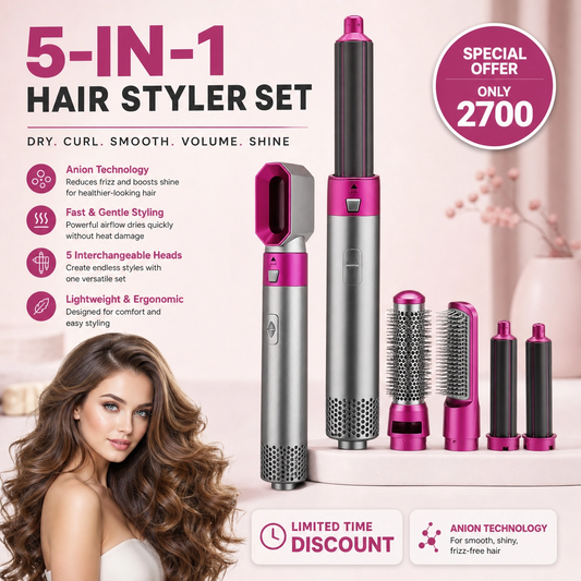 5-in-1 Hair Styler Get ready to transform your look with our