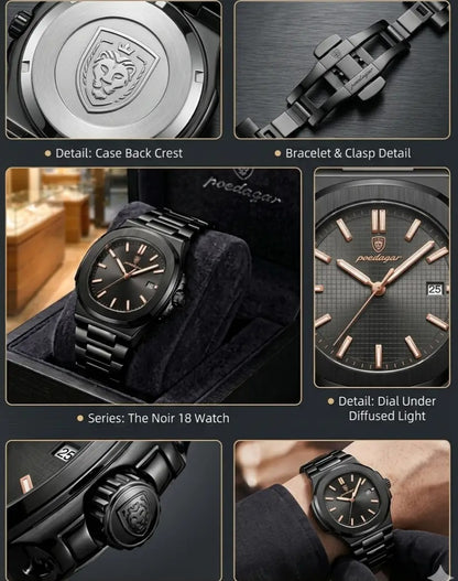 POEDAGAR Luxury Watch,