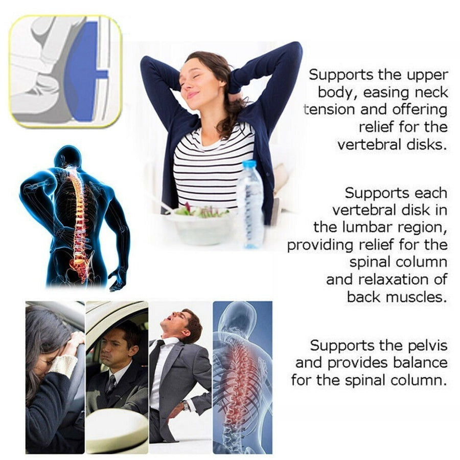 Car Seat Lumbar Support Pillow