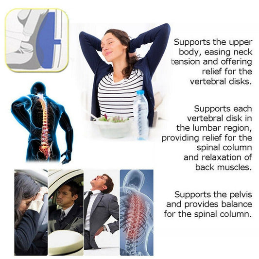 Car Seat Lumbar Support Pillow