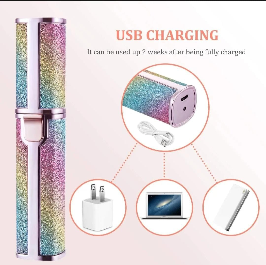 2in1 Electric Eyebrow Trimmer and Shaver Rechargeable Hair Remover