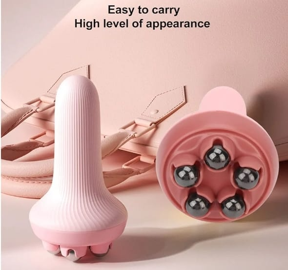 360° Handheld Massage Ball Roller for Back, Neck, Shoulders & Legs