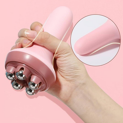 360° Handheld Massage Ball Roller for Back, Neck, Shoulders & Legs