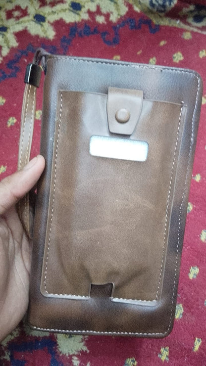 Kingro Premium Long Zipper Wallet with Phone Pocket