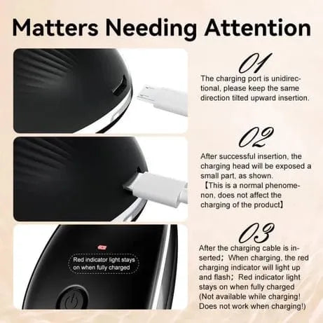 EMS Neck & Face Massager – LED Light Therapy & Hot Compress