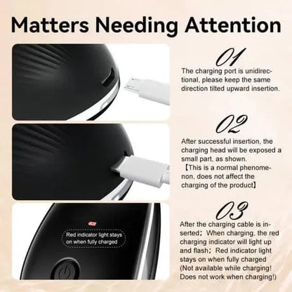 EMS Neck & Face Massager – LED Light Therapy & Hot Compress