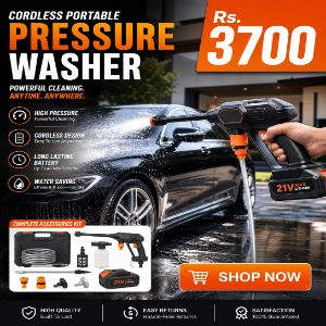 Automatic Cordless Car Wash Spray Gun – 21V Single Battery