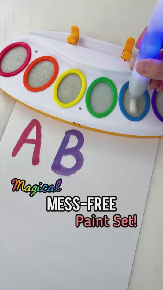 Color Wonder Magic Light Brush, Mess Free Painting Station for Kids,